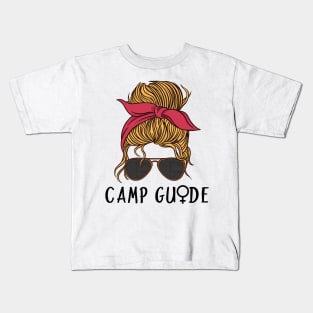 Camp Guide Feminist Women's Rights Empower Women Symbol Kids T-Shirt